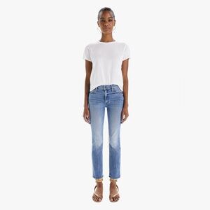 MOTHER Mid Rise Dazzler Ankle Jeans in We The Animals